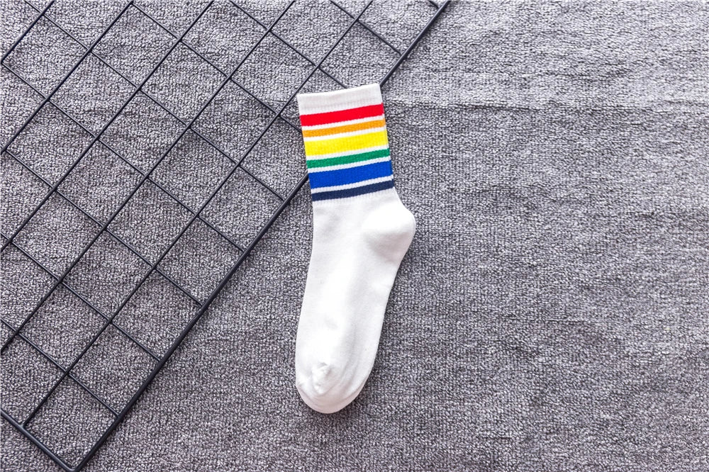 Rainbow Pride Crew Socks