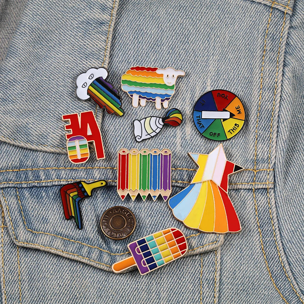 Rainbow Pride Enamel Pins