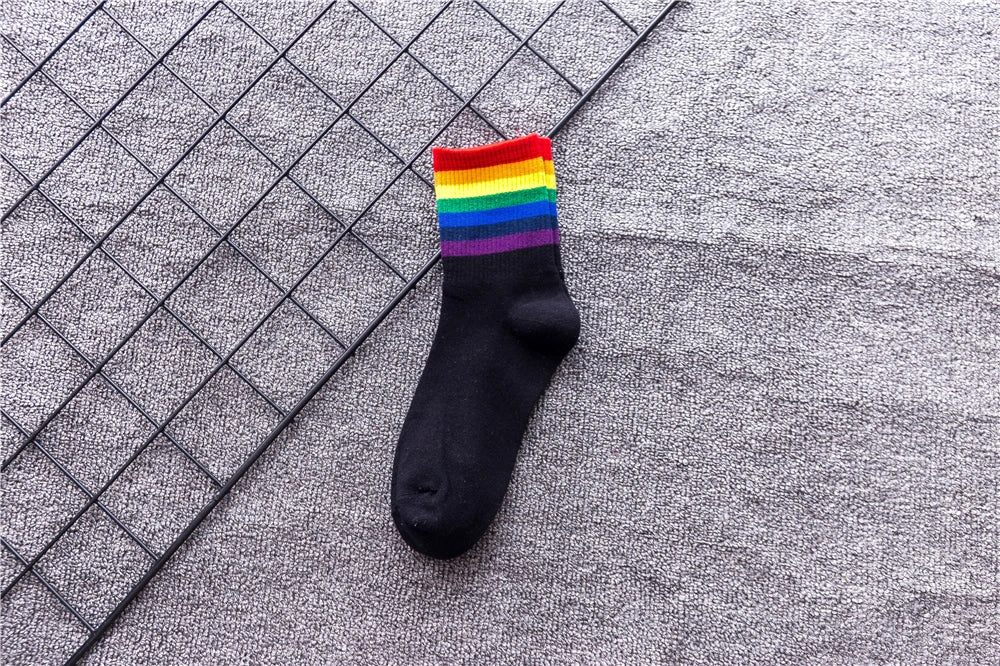 Rainbow Pride Crew Socks