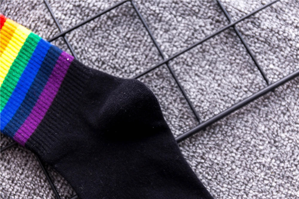 Rainbow Pride Crew Socks