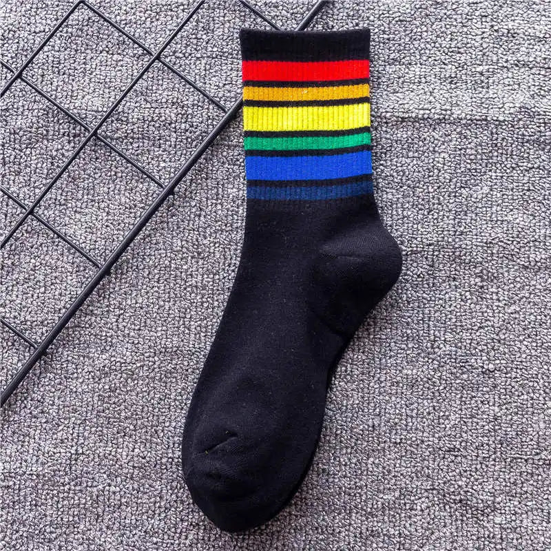 Rainbow Pride Crew Socks