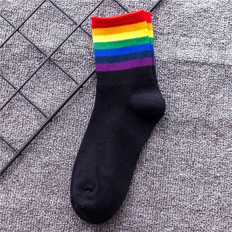 Rainbow Pride Crew Socks