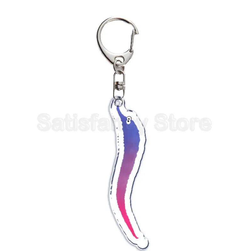 Rainbow Pride Keychain — "HUMAN" & "LOVE WINS"