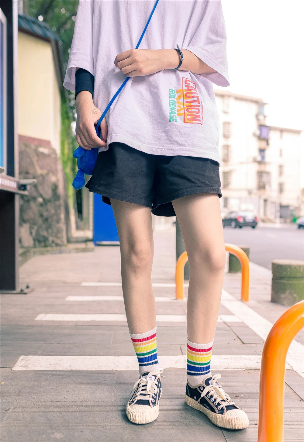 Rainbow Pride Crew Socks