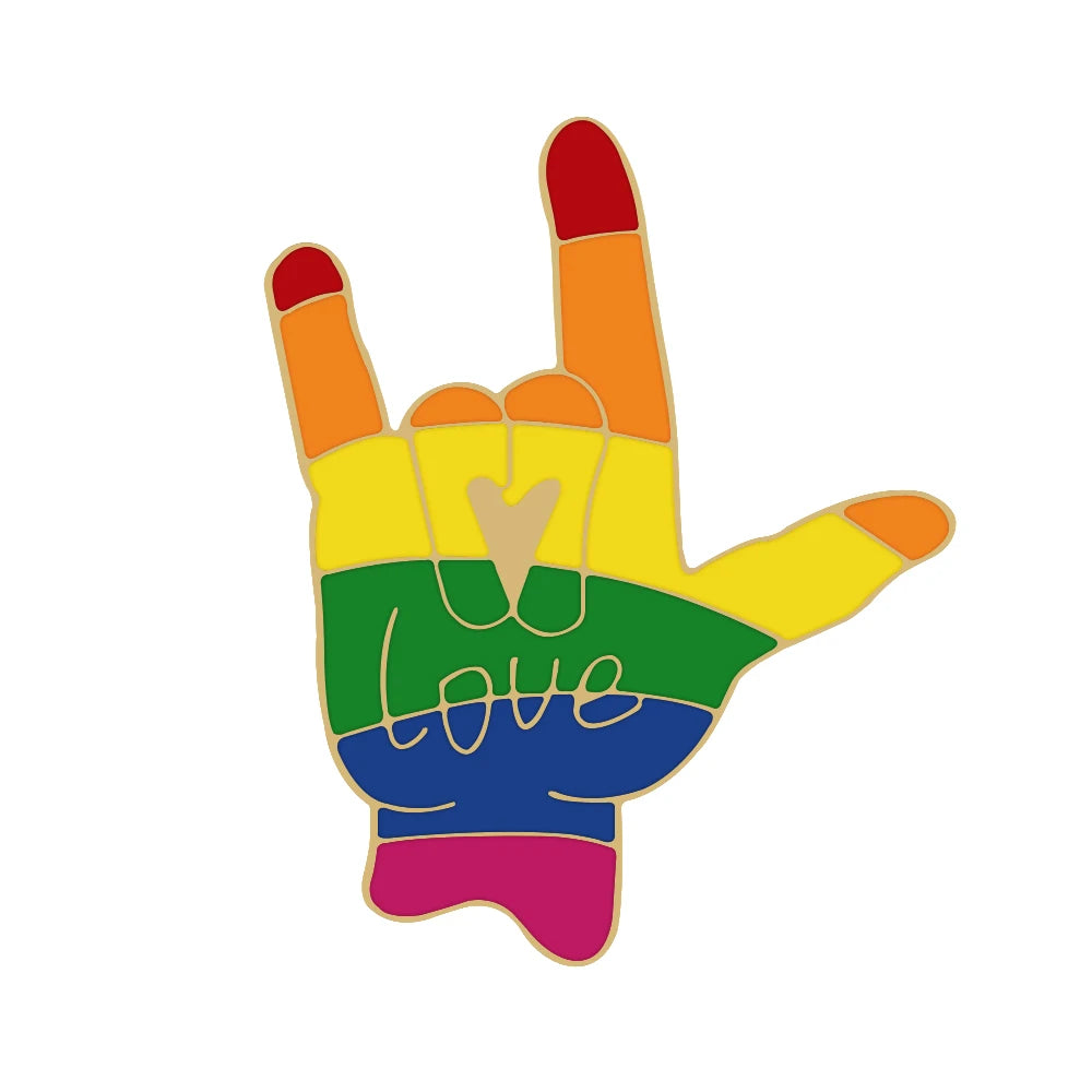 Rainbow Pride Enamel Pins