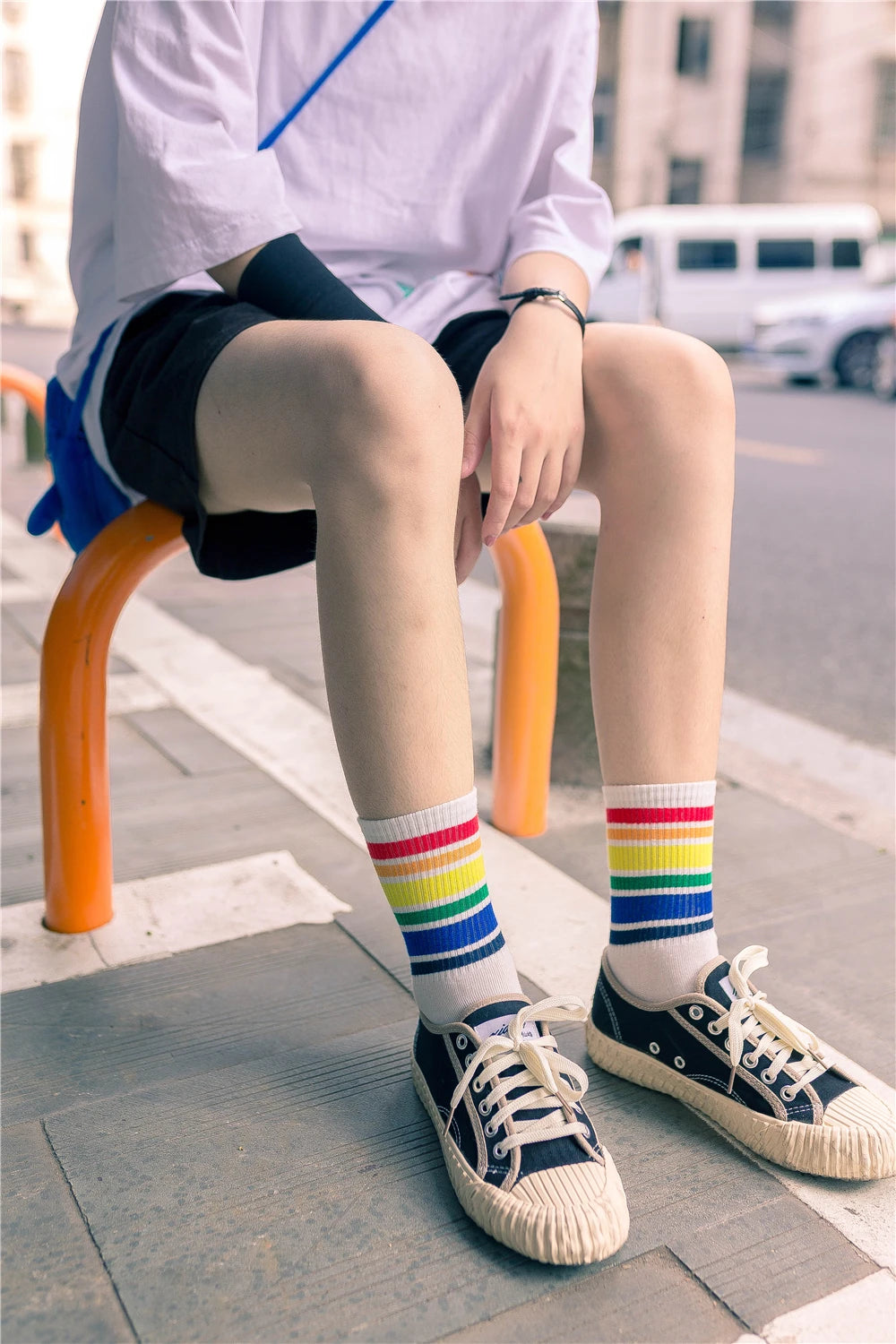 Rainbow Pride Crew Socks