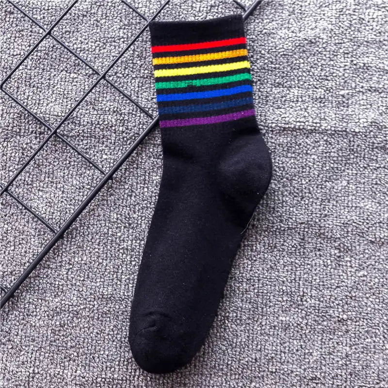 Rainbow Pride Crew Socks