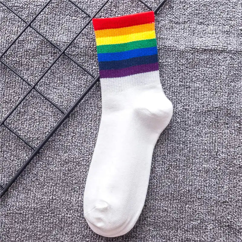 Rainbow Pride Crew Socks
