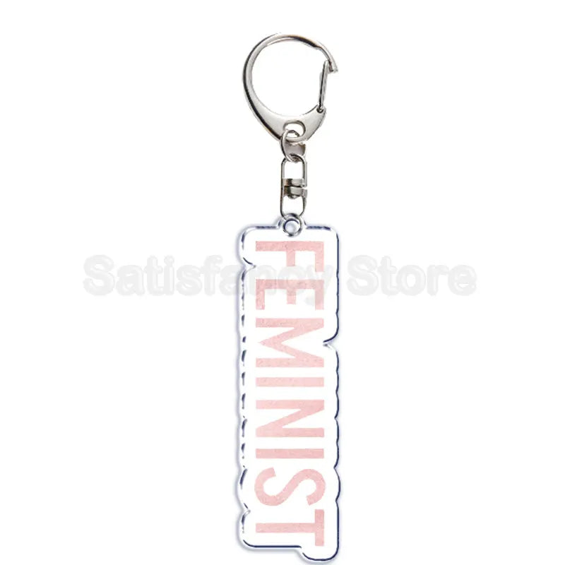 Rainbow Pride Keychain — "HUMAN" & "LOVE WINS"