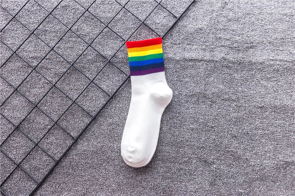 Rainbow Pride Crew Socks