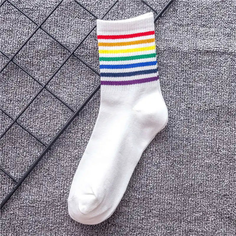 Rainbow Pride Crew Socks