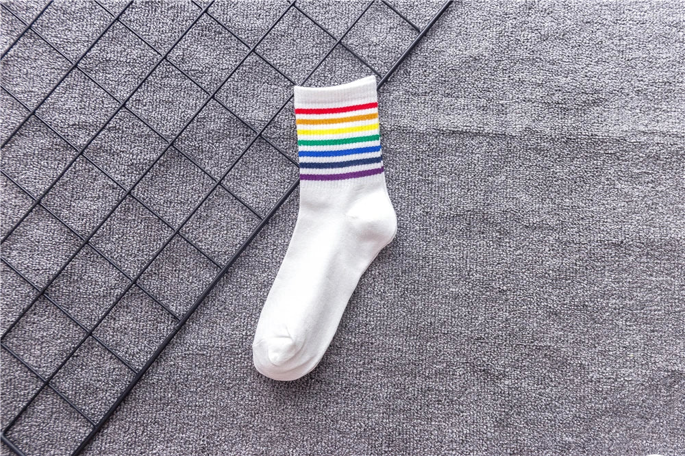 Rainbow Pride Crew Socks
