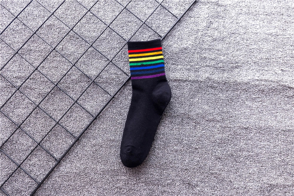 Rainbow Pride Crew Socks