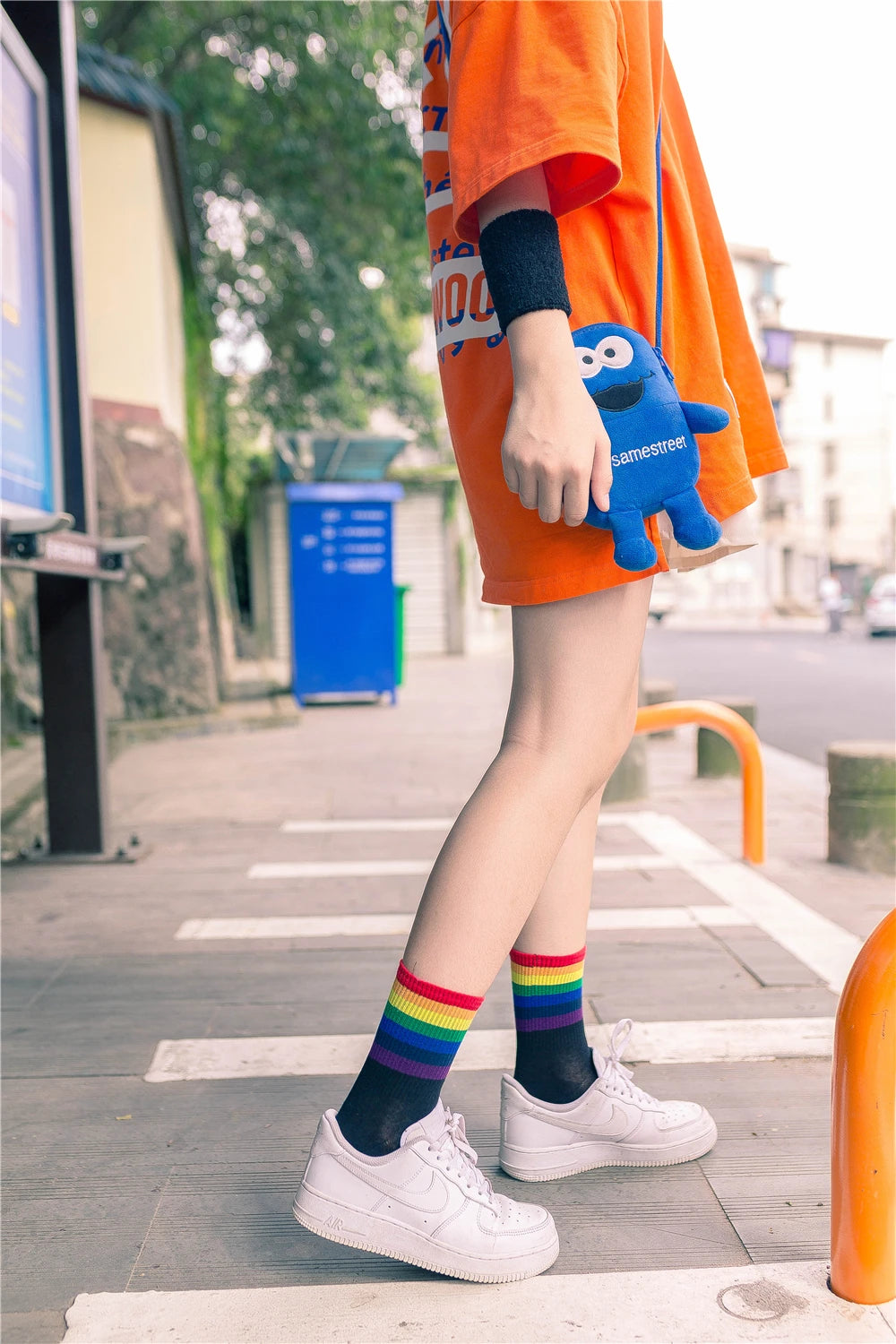 Rainbow Pride Crew Socks