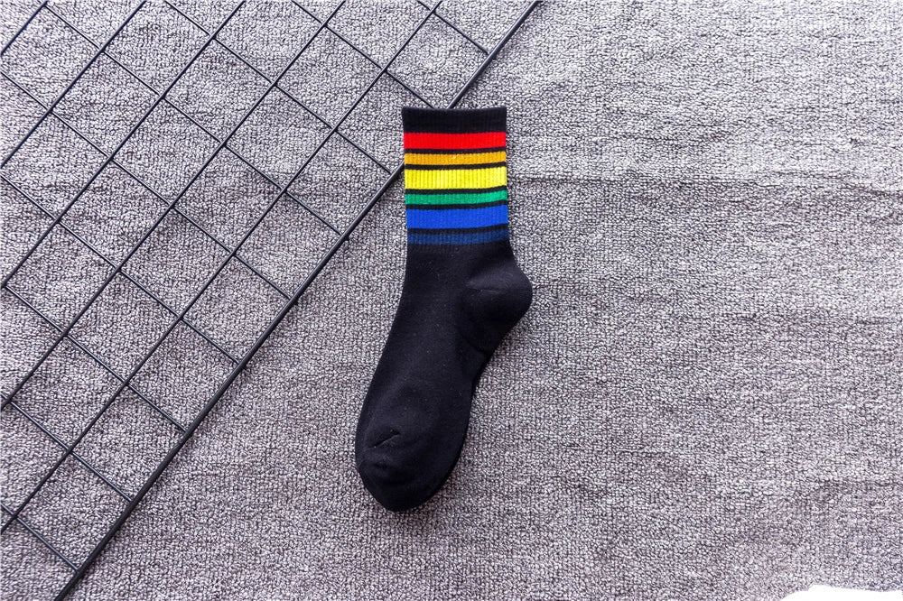 Rainbow Pride Crew Socks