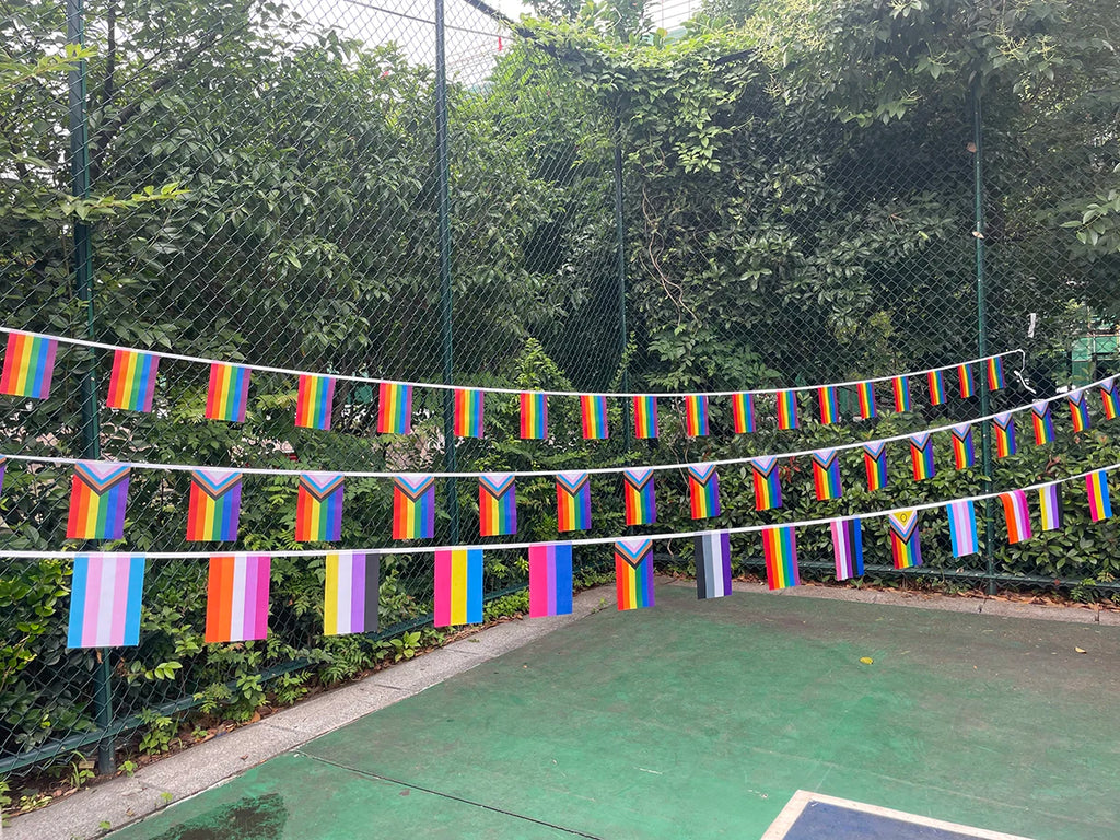 Pride Rainbow Bunting Banner